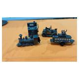 4 Vintage Metal Pencil Sharpeners -Riverboat, Slot 4 Vintage Metal Pencil Sharpeners -Riverboat, Slot