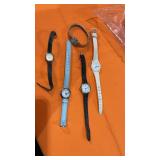 5 Timex Wrist Watches 5 Timex Wrist Watches
