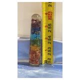 Acrylic Rod w/ Colored Stones 4 1/2" Long