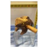 Wood Musical Frog w/ Stick