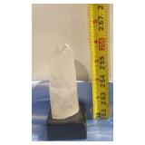 Crystal Stone Mounted on Wood Stand 5" Tall Crystal Stone Mounted on Wood Stand 5" Tall