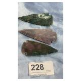 3 Large Arrow Heads 3 + Inches