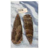 2 Large Arrow Heads 5 1/2" Long 2 Large Arrow Heads 5 1/2" Long