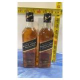 2- 375ml Johnnie Walker Black Label 2- 375ml Johnnie Walker Black Label