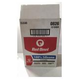 12 Tubes Red Devil 100% Silicone Clear Sealant 12 Tubes Red Devil 100% Silicone Clear Sealant