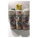 6 Cans -3 Brake Cleaner, Appliance Epoxy, Marking