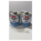 2 Oatey Rain-N-Shine Medium Blue PVC Cement