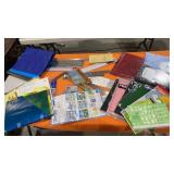 Large Lot of Office Supplies- 3 Ring Binders,