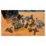 Assorted Decorative Metal Items - Napkin Rings,