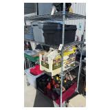 Metal rolling rack----- rack only Metal rolling rack----- rack only