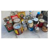 Tote of miscellaneous stains and wood fillers Tote of miscellaneous stains and wood fillers