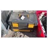 Small plastic toolbox