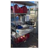 Wire rack "only two wheels"---- rack only Wire rack "only two wheels"---- rack only