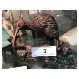 Wood Looking Kiwi Bird, Has the look of carved