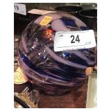 Hand Blown Glass Decor Sphere