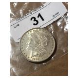 1890 Morgan Silver Dollar