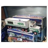 3 Hess Cars & Trucks in Boxes  1 Semi No Box