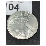 1996 Silver Eagle $1 Dollar 1oz Coin