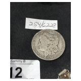 1890 O Morgan Silver Dollar