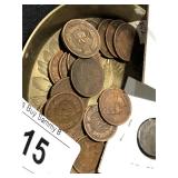 18 - 100 Year Old Indian Head One Cent 1870-1909