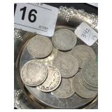 10 -100 Year Old Liberty "V" Nickels w/ Dates