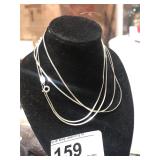 2 Sterling Silver Chains