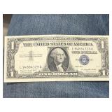 1957 A Crisp Silver Certificate $1 One Dollar Note