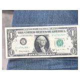 1963 A- Bar Star $1 One Dollar Note