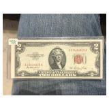 1963  $2 Dollar Red Seal Note