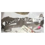 Cast Iron Sign "American Beach FLA."