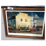 Framed "Friendly Rivals" John Deer & Farmall
