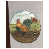 Rooster Plaque