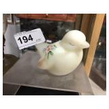 Fenton Hand Painted & Signed Bird