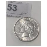 1922 D Peace Silver $1 Dollar Coin