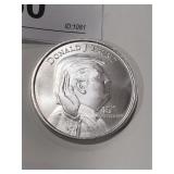 .999 1 oz Silver Strike - Donald Trump