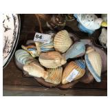 Sea Shell and Bird Salt and Pepper Shakers