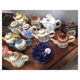 Misc Tea Pots,11 Tea Pot Trinket Boxes, Precious
