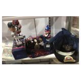 Reno Aces- Hat, Gloves, Blanket, & Figurines