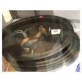 3 Wood Trays w/ Chicken Pictures 9