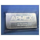 .999 10 oz Silver BAR, APMEX