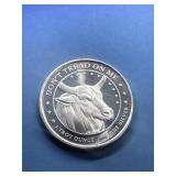 .999 1 oz Silver Strike, 2014  Cliven Bundy