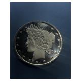 .999 1 oz Silver Strike, Liberty Head Motif