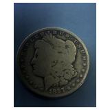 1887 O  Morgan Silver $1 Dollar Coin
