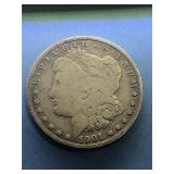1901 O  Morgan Silver $1 Dollar Coin