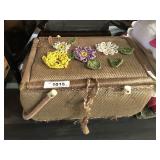 Sewing basket w/ some supplies