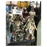 2 Christmas Village Bue Sky,  Has a few chips Not