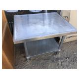 small stainless table