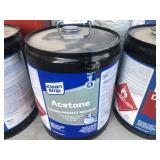 5 gallon can of acetone