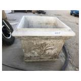 heavy cement planter