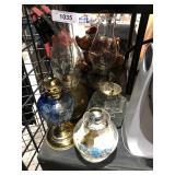 Vintage Hurricane Lanterns